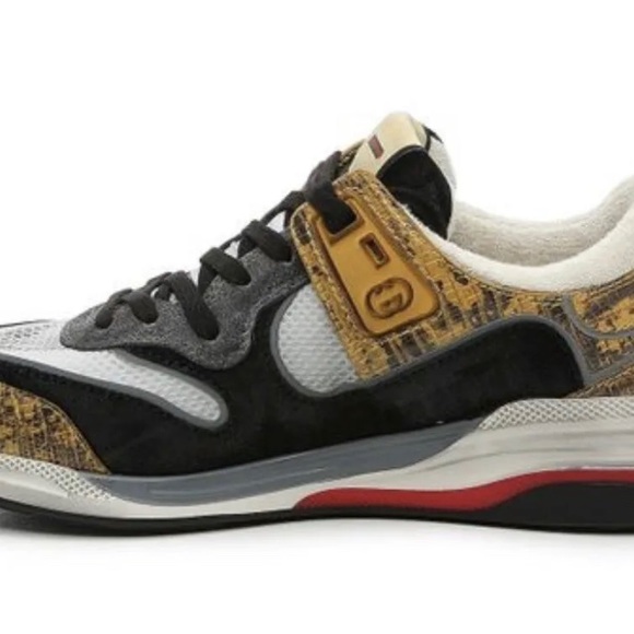 Gucci Black Ultrapace Sneaker Size 7 NIB - Picture 4 of 8